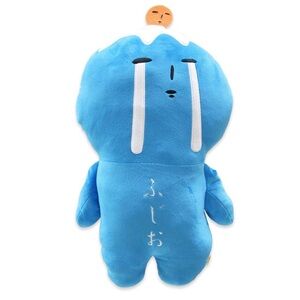 YUKIO Blue Stuffed Animal Plush Toy Japan Fujio Mt Mount Fuji RARE
